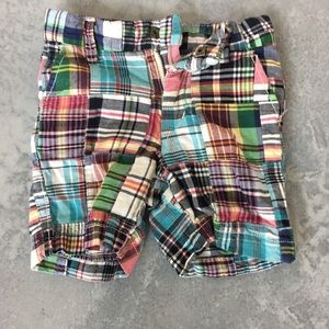 Gap 18-24M toddler boy plaid shorts
